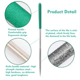 Millousong Hand File Set,Diamond Needle Files 6.3' /10 Shapes for Metal,Plastic,Wood,3D Printer Basic Suite for home and office with box MILUOSONG