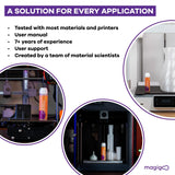 Magigoo MPC2018 3D Printer Adhesive Glue, Reduces Warping for Polycarbonate Filament on Flex Plate, Glass, PEI, Buildtak, Kapton, 50ml 1.69 fl. oz. Magigoo
