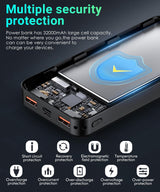 LOVELEDI Power-Bank-Portable-Charger - 32000mAh Power Bank Output PD 30W and QC4.0 Fast Charger Portable Charger with Built-in LED Display Compatible with Smartphones and All USB Devices (Black) LOVELEDI