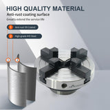 Wood Lathe Chuck,4-Inch 4-Jaw Lathe Chucks, Self-Centering Lathe Chucks for Woodturning with 1"x8TPI Thread HAowosi