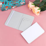 4 Pieces DIY Sublimation Passport Holder Covers, PU Leather Blank Heat Transfer Travel Passport Book Holder Wallet Cover for Passport, Business Cards, Credit Cards, Boarding Passes Haomian
