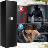 Tepafac Fireproof 7-8 Rifle Gun Safe Gun Cabinet with Removable Shelf, 51" Deeper Long Gun Safes for Home Rifle and Pistols with Silent Mode, Anti-Theft Large Gun Safes for Rifles and Shotguns Tepafac