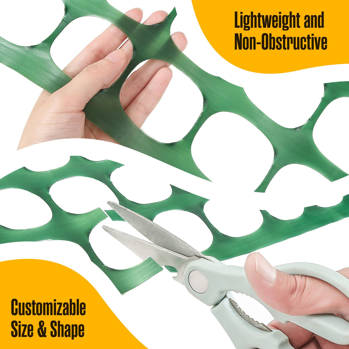 Houseables Fencing, Temporary Fence, Deer Fence, 4x100' Feet, 10.55 lb/roll, Green Plastic Fencing, Temporary Fencing for Yard, Snow Fence, Plastic Fence Roll, Chicken Fence Mesh, Construction Fencing Houseables