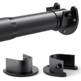 Closet Rods for Hanging Clothes, 17 to 84 Inches Stepless Adjustable Metal Closet Rod, 1.3 Inches Heavy Duty Clothes Hanging Rod for Closet Wardrobes Laundry RV Supforce