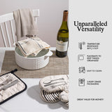 Placemats Set of 4 - Easy Clean Woven Vinyl Placemats for Dining Table, Indoor/Outdoor Place Mats, Washable PVC Table Mats（Caramel） onebento