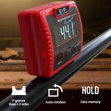 Digital Angle Gauge, Digital Angle Finder Magnetic (4 surfaces) with Laser, Inclinometer Digital with Large LCD display by S&F STEAD & FAST S&F STEAD & FAST