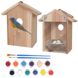 Window Bird House with Paint Kit Window Birdhouse Spy Birdhouse with Strong Suction Cups See Through Birdhouse for Kids My Spy Clear Birdhouse, Clear Birdhouse, Bird Nest, Craft Nuts for Nature Outdoor Animal Products