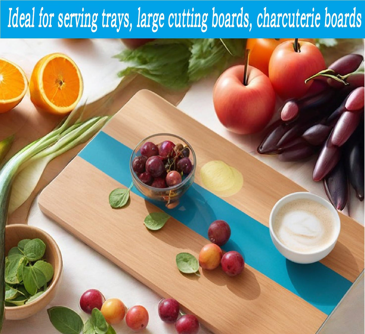 2Pcs Extra Large Reusable Epoxy Resin Table Mold15.7x9.8x3 inch 11.4x7.5x2 inch Rectangles Epoxy Resin Molds for River Table, Coffee Side Table, Cutting Board, Charcuterie Board, Art Panel ModWgGuo