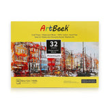 ArtBeek Watercolor Paper Block, Watercolor Block 100% Cotton 140g/300GSM (9X12 Cold Press) ArtBeek