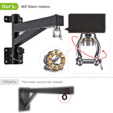 BeneLabel 17" Punching Bag Hanger Wall Mount 360 Swivel Heavy Bag Hanger 800 LB Capacity Boxing Bag Mount Bracket for Home Gym Muay Thai Bag BeneLabel