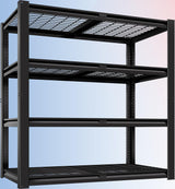 PrimeZone 40" W Heavy Duty Garage Shelving 2200 LBS 4 Tier Storage Shelves Adjustable Industrial Metal Wire Shelf Utility Rack for Garage,Basement,Pantry,Warehouse,Commercial,40" W X 20" D X 60" H PrimeZone