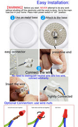 36W 6.4" LED Ceiling Fan Light Kit - Replacement LED Light Board Panel with 3 Color Temperature Memory Function OLYMSTAR