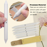 Haojiaho Blending Stump, 9pcs Blending Stumps, Blending Sponge Pens and Sandpaper Pencil Sharpener, Washable & Reusable, Tortillions Paper Art Blenders for Student Artist Charcoal Sketch Drawing Haojiaho