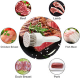 Meat Tenderizer Tool with Ultra Sharp Stainless Steel Needle Blades 2 Pack Meat Tenderizer Tool Profession Kitchen Gadgets Jacquard for Tenderizing and Cooking BBQ, Marinade, Steak, Beef, and Poultry nescope