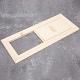 Junluck Air Vent Grille, Hemlock Room Sauna Room Air Ventilation Panel Steam Room Air Vent Grille Sauna Equipment Accessories, Adjustable Air Gap, Wear-Resistant Junluck