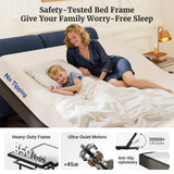 Tami Tami T600 Adjustable Bed Frame Split King Size with Remote & Massage - Syncable Electric Beds Bases, Zero Gravity, Dual Side USB, Nightlight, Quiet Motor, 5 Min Easy Assembly Tami Tami
