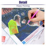 STGLCR Wind Chimes 5D Diamond Painting Kits for Adults, Love Diamond Art Kits for Beginners,DIY Full Drill Sunset Paint by Diamonds with Painting Kit for Crafts Adults Home Wall Decor 16 X 12inch STGLCR