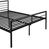 Heavy Duty Bunk Beds Twin Over Full Size, Twin Over Full Bunk Bed with Desk and Side Ladder, L Shaped Bunk Bed Can Be Divided Into One Full Size Bed Frame and One Twin Loft Bed with Desk, Black Bellemave