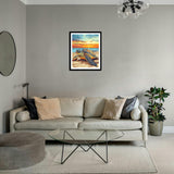 Hawksbill Turtle on Beach Paint by Number Kits for Adults, Ocean at Sunset Paint by Numbers, Sea Waves Cute Animals DIY Acrylic Paints Oil Painting for Home Decor(16×20inches, No Frame) ARNLRDYA