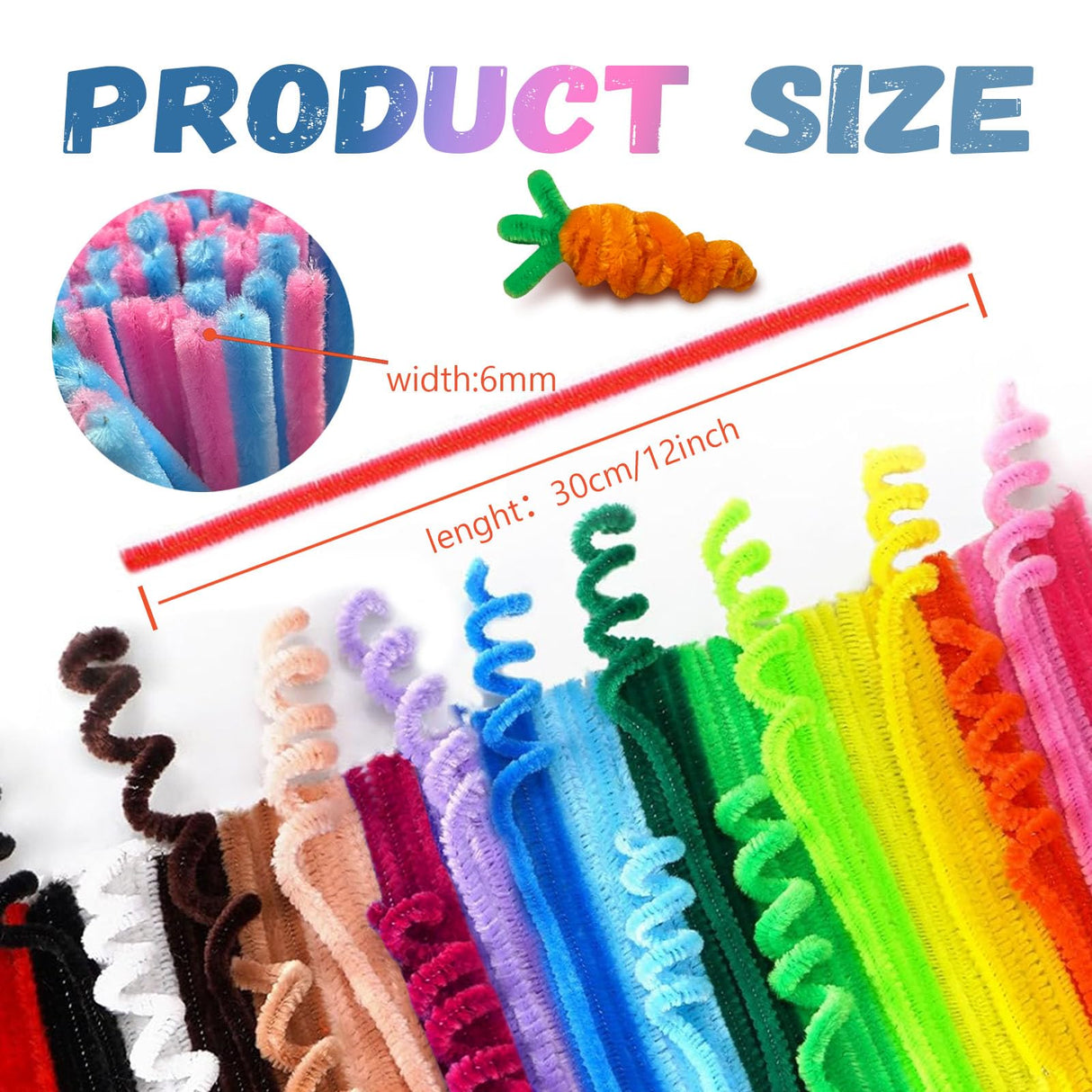 Pipe Cleaners Craft Bulk,Kids Toys & Games Gifts,200pcs Arts Crafts,Chenille Stems Art Supplies for Projects Creative DIY Room Decor,Christmas Decorations,Juegos para Niños Fidget Toys for Ages 5-7 VZF