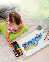 Lazydrop Watercolor Paper 9x12 in 70 Sheets 250GSM White Cold Press Textured Painting Paper for Kids Students Artist Thick Gouache Blank Lazydrop