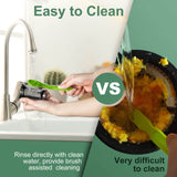 Cold Press Juicer, Aobosi Slow Masticating Juicer Machines with Reverse Function, Quiet Motor, High Juice Yield with Juice Jug & Brush for Cleaning, Gray AAOBOSI