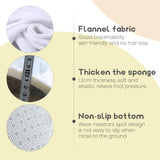 Jippedea Sublimation Blank Door Mats,2 Pack 23.6 x 15.7 Inch Heat Transfer Welcome White Mat,Dye Blanks Products Polyester Doormats for Bedroom Bathroom Entrance Non Slip Absorbent Jippedea