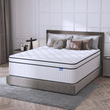 King Size Mattress, 14 Inch King Mattress in a Box, Medium Firm Hybrid Mattresses with Pocket Spring and Soft Foam, Optimal Motion Isolation & Strong Edge Support, Pressure Relief SUAYEA