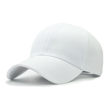 Utmost Structured Baseball Cap with Adjustable Closure - Performance Hat for Outdoor Activities and Custom Embroidery (1pc White) Utmost
