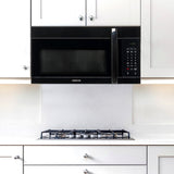 Farberware Over-the-Range Microwave Oven, 1.7 Cu. Ft. - 1000W - Auto Reheat, Multi-Stage Cooking, Melt/Soften Feature, Child Safety Lock, LED Display - Space Efficient & Powerful - Black Farberware