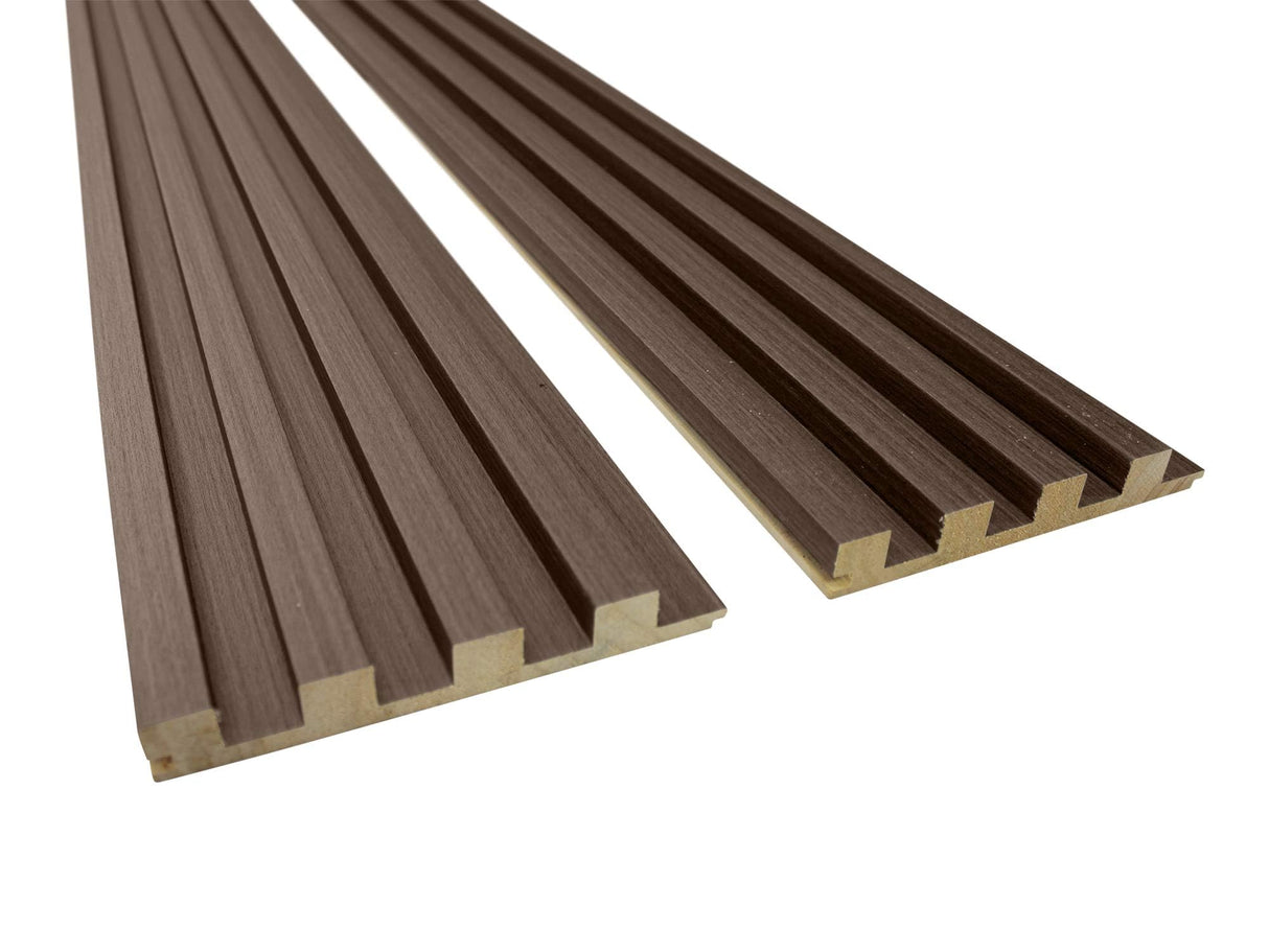 Generic 94.5"" L x 5.75"" W Shiplap Wood Wall Paneling, 3D Wall Paneling for Interior Wall Decor (Set of 3) (Driftwood) WoodArtSupply