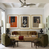 MINKA-AIRE F845-DRF Light Wave 44" Ceiling Fan with LED Light and Remote Control in Driftwood Finish MINKA-AIRE