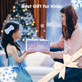 Tomons Kids Nail Polish Set for Girls, Non Toxic Nail Polish Art Kit for Kids Ages 7-12, Toys Gifts for 8 9 10 11 12 Girl, Bracelets, Glitter, Sequins, Stickers - 8 Colors Tomons