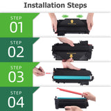 Aztech Compatible Toner Cartridge Replacement for HP CE505A 05A for HP P2035 P2035N P2055DN 2055DN 2035N P2030 P2050 P2055D P2055X 2055D 2055X Printer (Black 2-Pack) Aztech