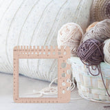 Nishiyuenyi Wood Knitting Gauge Rulers Wooden Knitting Pin Gauge, Crochet Accessories, DIY Craft Designers Household Artists Crochet Hook, Style A Nishiyuenyi