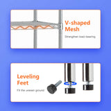 14" D×36" W×54" H Commercial Wire Shelving Unit Metal Shelf with 4 Tier Adjustable Layer Rack Strong Steel for Restaurant Garage Pantry Kitchen Garage，Chrome FDW
