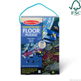 Melissa & Doug Outer Space Glow-in-the-Dark Cardboard Jigsaw Floor Puzzle – 48 Pieces, for Boys and Girls 3+ - FSC Certified Melissa & Doug