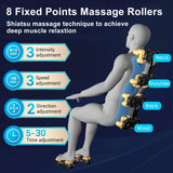Artist hand Massage Chair Full Body, Zero Gravity Massage Chair Shiatsu Massage Recliner with 5 Auto Modes, Back & Upper Legs Heating, Built-in Speakers, Calfrest Extension, Airbags, Foot Rollers Artist hand