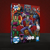 DC Villains Forever Evil 1000 Piece Jigsaw Puzzle | Celebrating WB 100 | Officially Licensed DC Comics Universe Merchandise | Collectible Puzzle Featuring Joker, Harley Quinn, Lux Luthor, and Others USAOPOLY