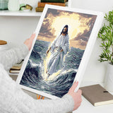 Jesus Paint by Numbers Kit for Adults & Beginners - Christian Canvas Art for Spiritual Home Wall Decor (16x20in, DIY Gift Idea) DIYDECORFUN