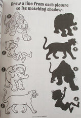 Mowgli The Jungle Book with Baloo - Coloring Fun Book - 80 Pages - Cover Varies WoodArtSupply