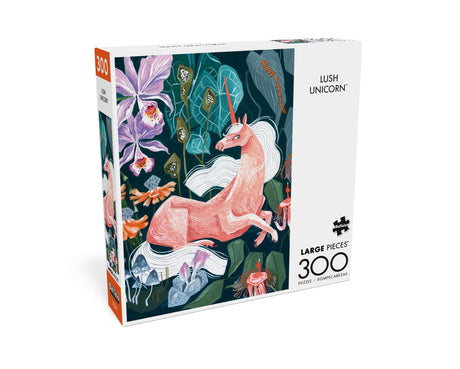 Buffalo Games - Rae Ritchie - Lush Unicorn - 300 Piece Jigsaw Puzzle for Adults -Challenging Puzzle Perfect for Game Nights - Finished Size is 21.25 x 15.00 Buffalo Games