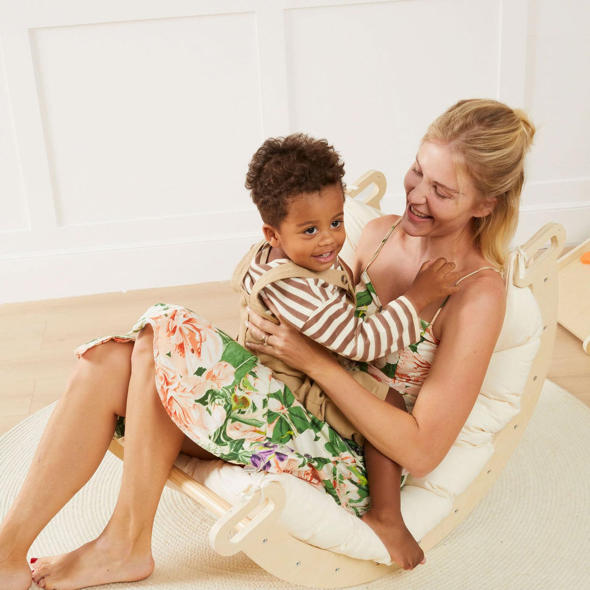 Tiny Land 7 in 1 Pikler Triangle Set, Foldable Toddler Climbing Toys, Montessori Climbing Set for 2+, Jungle Gym for Kids, Indoor Playground for Kids, Baby Climbing Gym Tiny Land