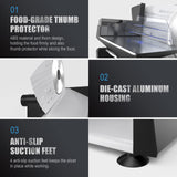 Meat Slicer TOPOTO Meat Slicer Machine Home Use 2 7.5" Blades 0-15mm Adjustable Thickness Electric Household Slicing Machine Deli Food Slicers for Meat, Cheese, Bread, Veg TOPOTO