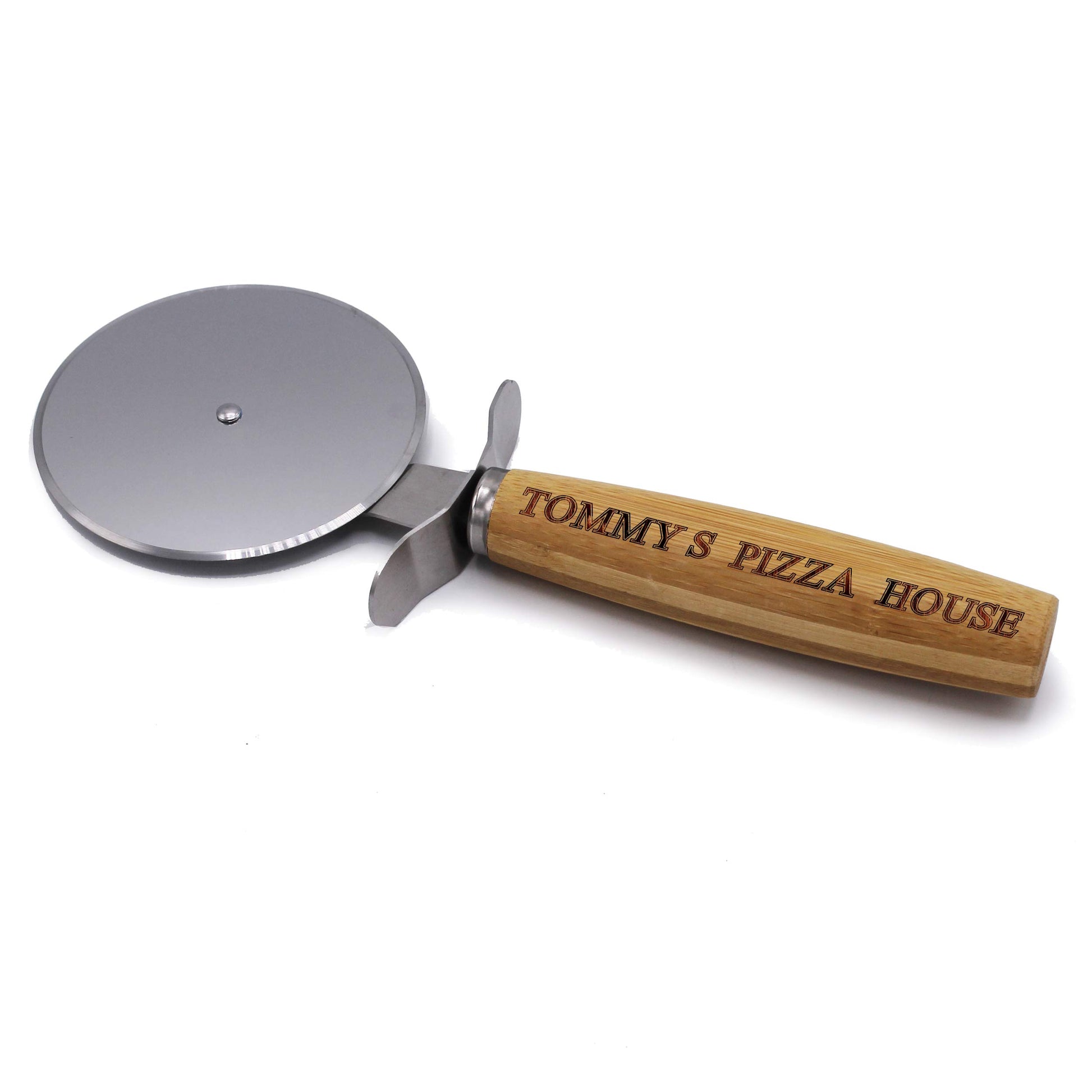 Custom Personalized Pizza Cutter Wheel - Housewarming Pizza Lovers Idea - WoodArtSupply