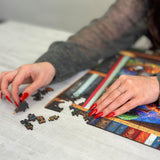 Wooden.City Enchanted Tales 1000 Piece Puzzle, Wooden Puzzles for Adults, Jigsaw Puzzles 1000 Pieces, Made in EU, Size 21.25 X 15.5 in, Magical Jigsaw Puzzle WOODEN.CITY