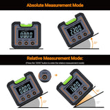 Digital Electronic Level and Angle Gauge, Angle Finder with Bubble Level and Magnetic Base, High Contrast Display for All Environment, Measuring Tool for Carpentry, Building, Automobile, Masonry Inkuen