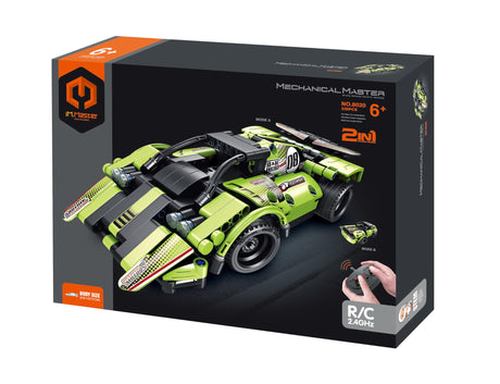 Dakott STEM Car Toy Building Toy Gift for Age 6+, Remote Control 2in1 Sports Car Building Block Take Apart Toy, 335 Pcs DIY Building Kit, Learning Engineering Construction R/C Toys DAKOTT