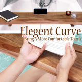 Premium Acacia Wood Bathtub Tray Caddy with Adjustable Legs, Minimalistic Design Bath Tray for Tub, Bathtub Accessories, Fits Most Bath Tubs, Idea La vie elegante
