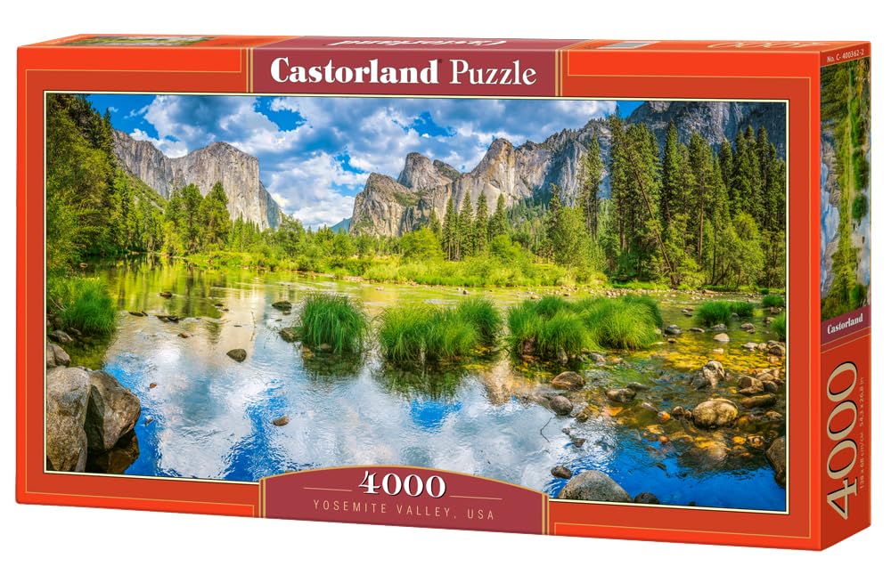 CASTORLAND 4000 Piece Jigsaw Puzzles, Yosemite Valley, USA, Landscape Puzzle, National Park, Adult Puzzle, Castorland C-400362-2 Castorland